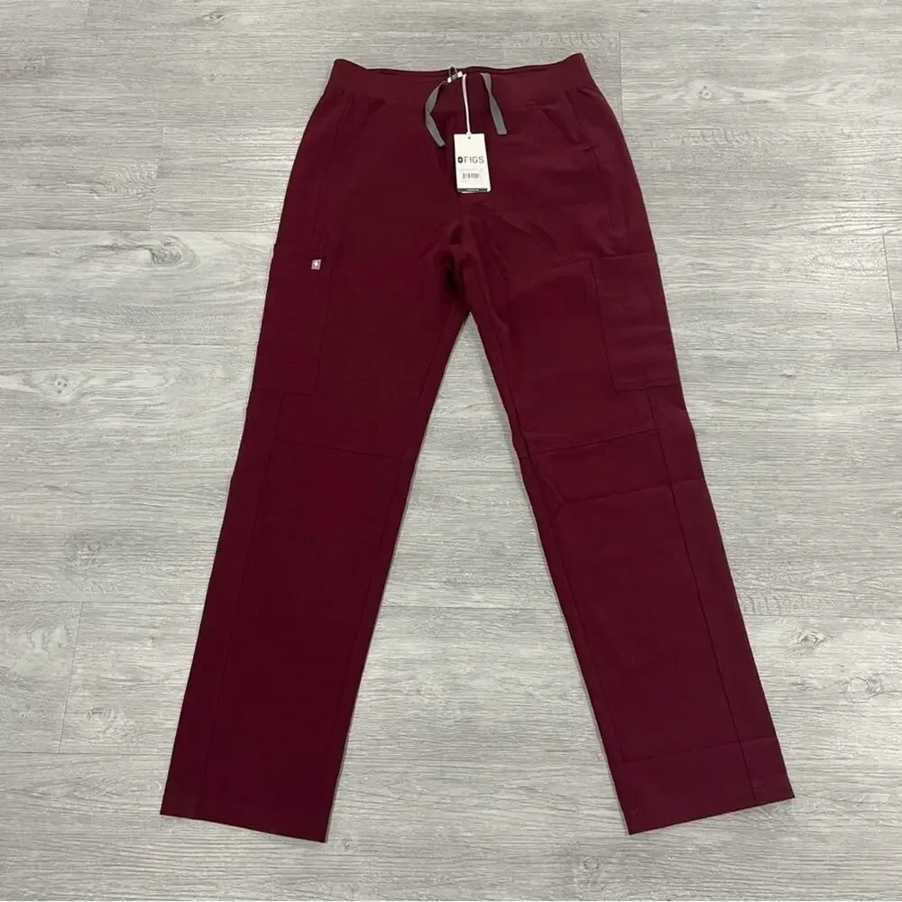 FIGS Technical Collection Axim Scrub Pants Size M Men's Red Nurse Medical T2001